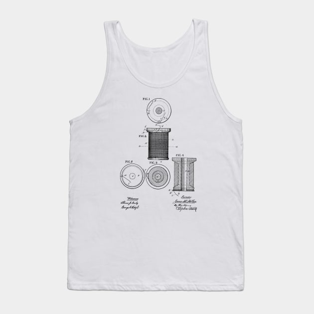 VINTAGE PATENT DRAWING Tank Top by skstring